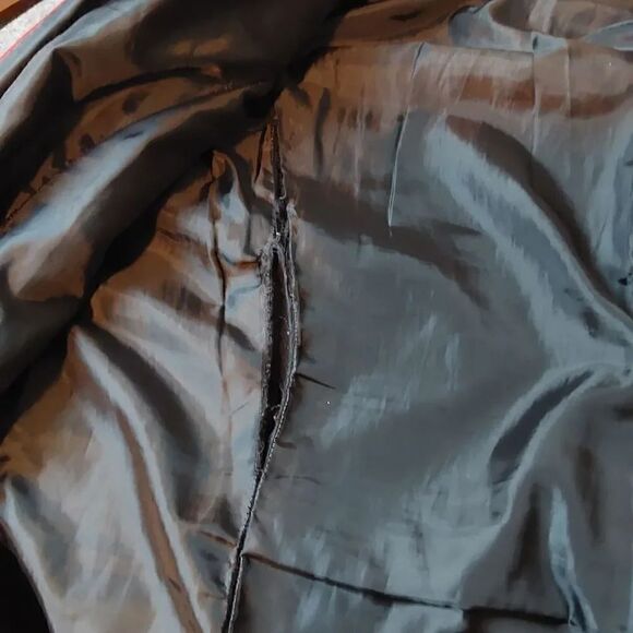 Fleet Street Limited Coat Size L Black Wool - Picture 10 of 12